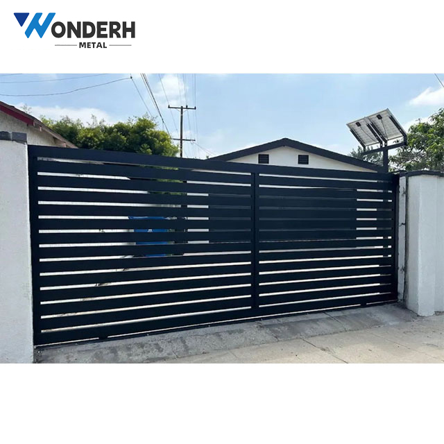 Latest Luxury House Gate Automatic Aluminum Gate Designs Aluminum Gate Suppliers