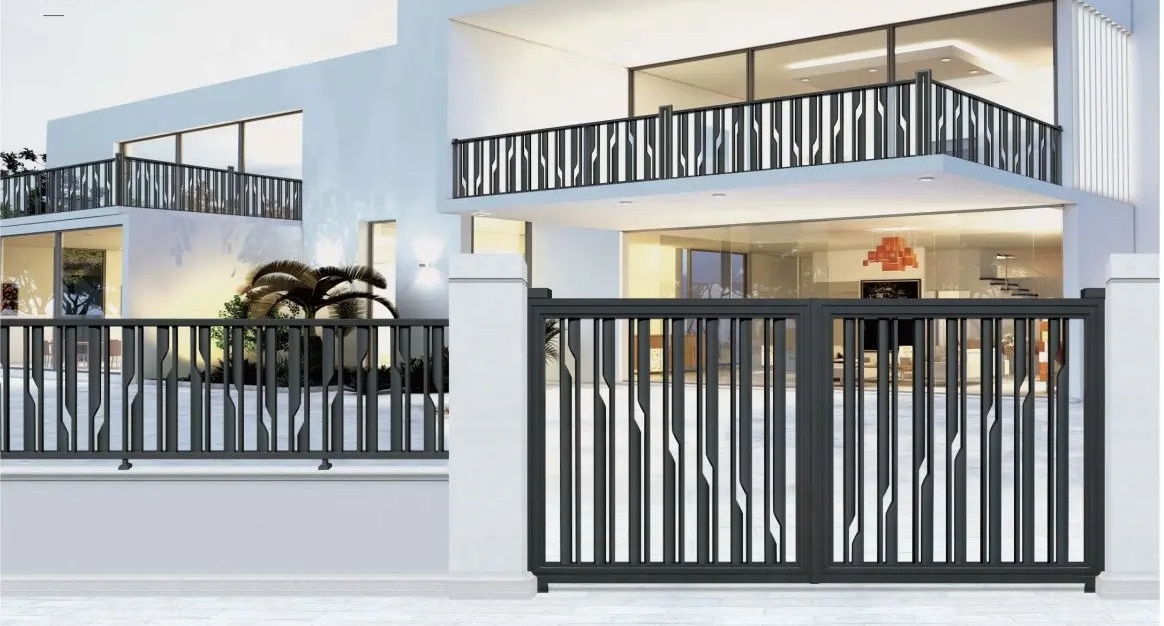 European style aluminum alloy fence