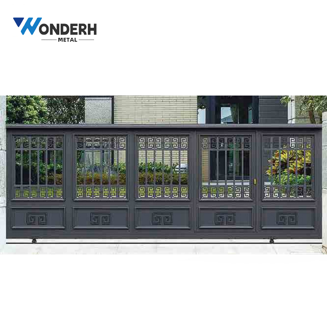 European style aluminum alloy long sliding door