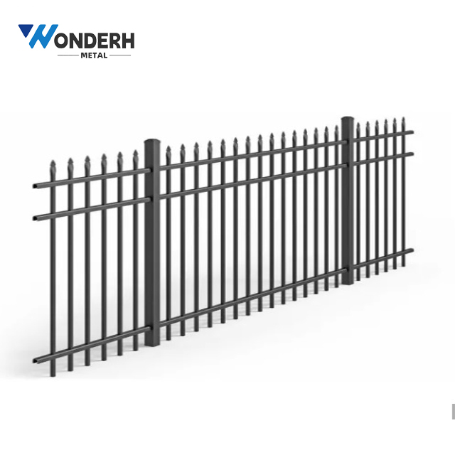 Outdoor Metal Fence Panel Aluminum fence Picket Fence