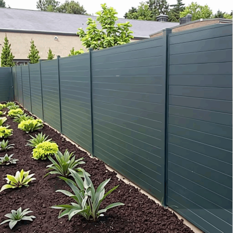 Aluminum Fully Enclosed Privacy Fencing Panels