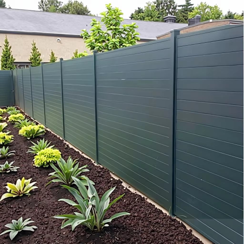 Aluminum Fully Enclosed Privacy Fencing Panels